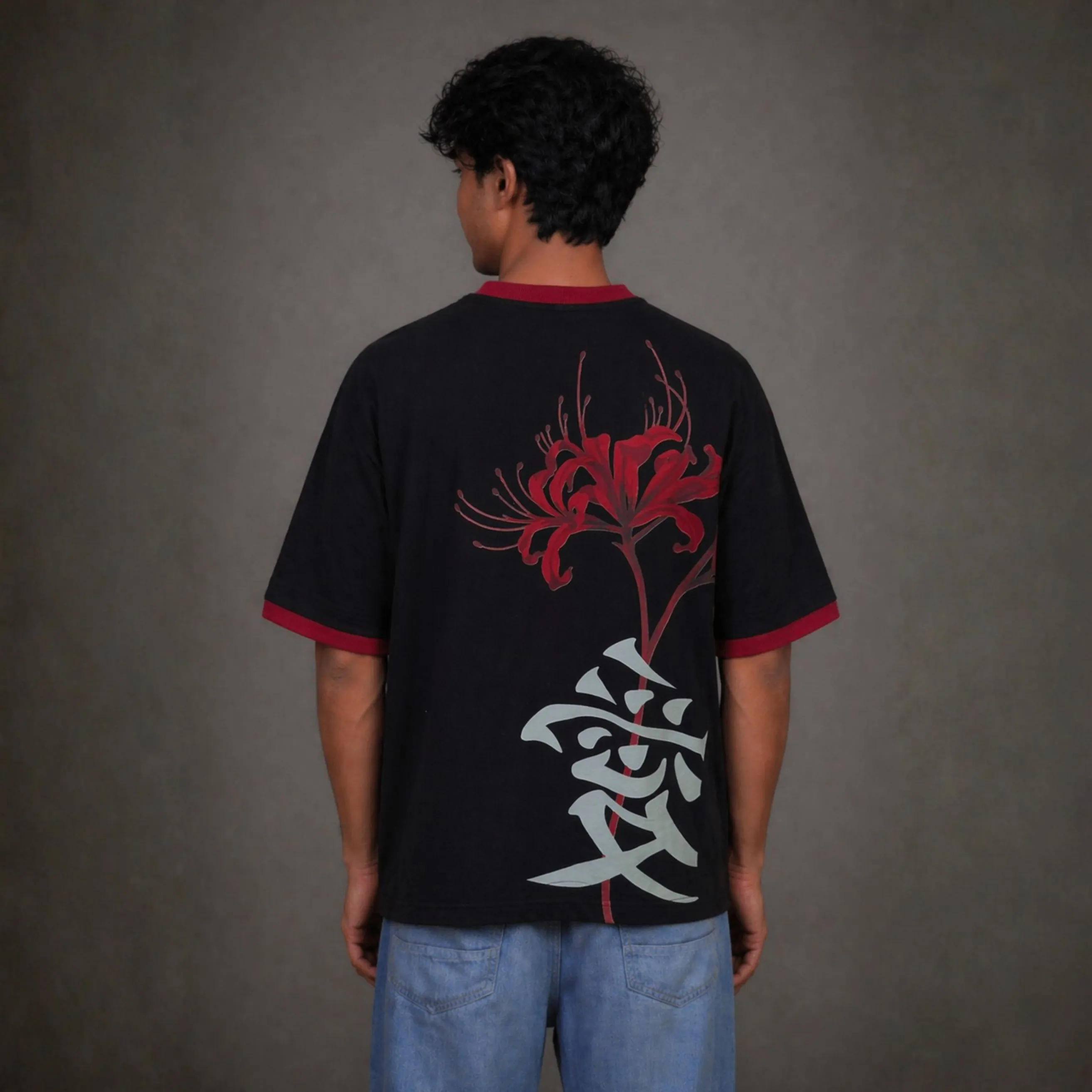 Dark Blossom Oversized Tshirt — alternate view